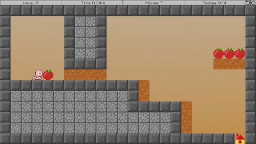 Screenshot of Adventures of the Worm