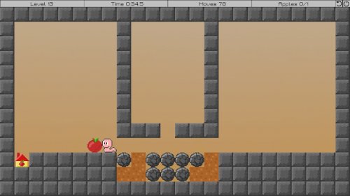 Screenshot of Adventures of the Worm