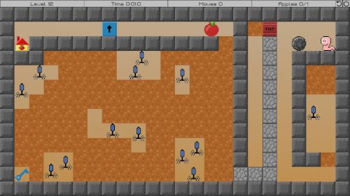 Screenshot of Adventures of the Worm