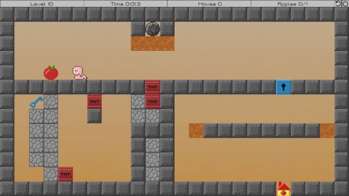 Screenshot of Adventures of the Worm