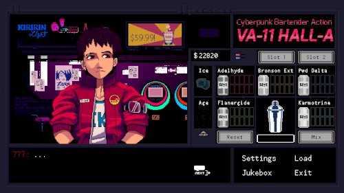 Screenshot of VA-11 Hall-A: Cyberpunk Bartender Action