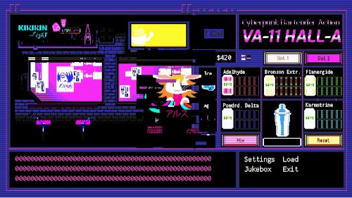 Screenshot of VA-11 Hall-A: Cyberpunk Bartender Action