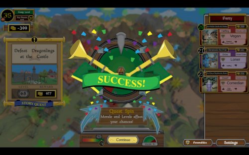 Screenshot of Questr