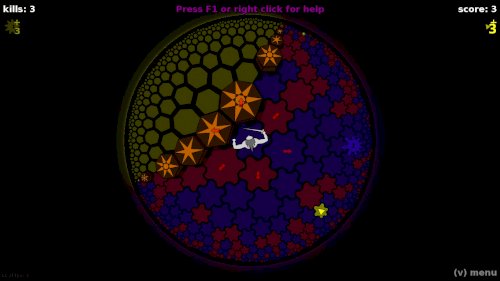 Screenshot of HyperRogue