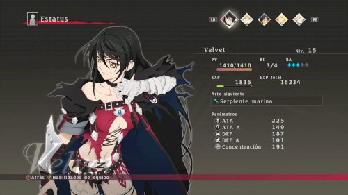 Screenshot of Tales of Berseria