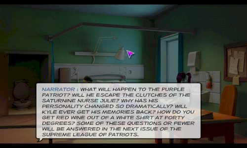 Screenshot of Supreme League of Patriots Issue 1: A Patriot Is Born