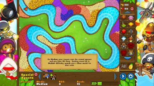 Screenshot of Bloons TD5