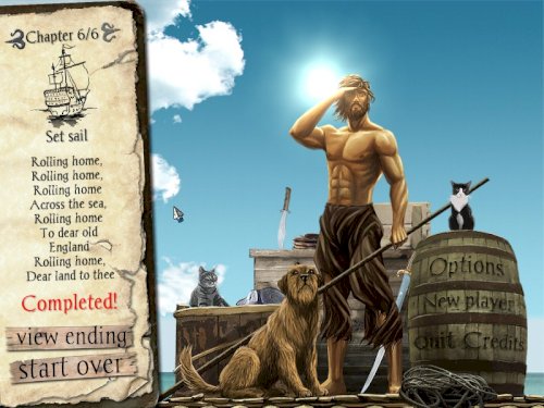 Screenshot of Adventures of Robinson Crusoe