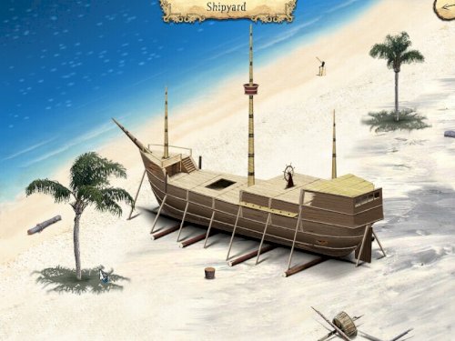 Screenshot of Adventures of Robinson Crusoe