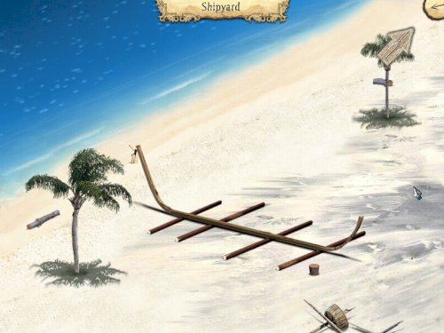 Screenshot of Adventures of Robinson Crusoe