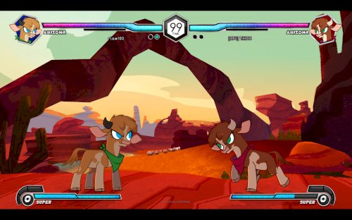 Screenshot of Them's Fightin' Herds