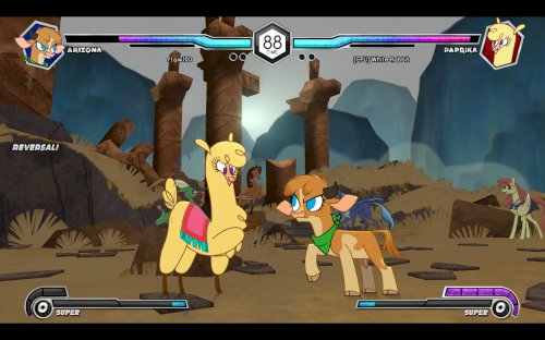 Screenshot of Them's Fightin' Herds