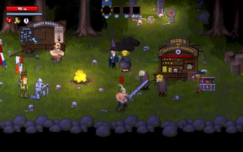 Screenshot of Rampage Knights