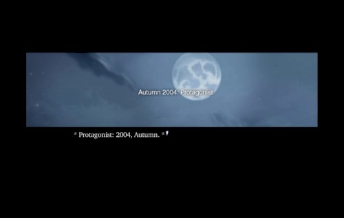 Screenshot of Narcissu 10th Anniversary Anthology Project