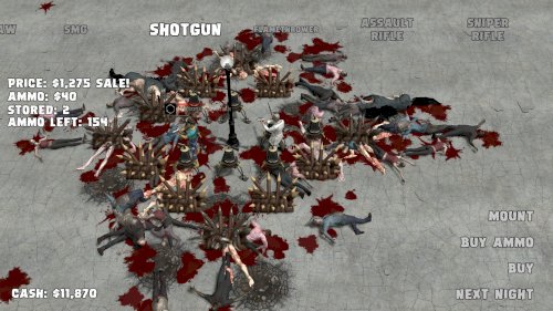 Screenshot of Yet Another Zombie Defense HD