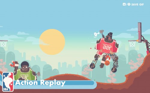 Screenshot of Regular Human Basketball
