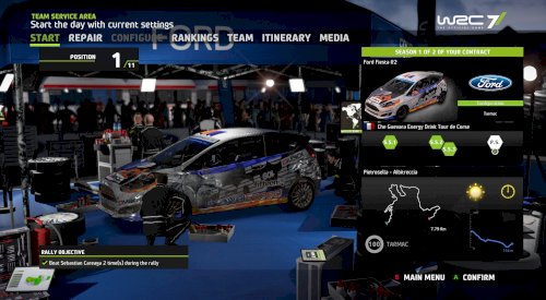 Screenshot of WRC 7