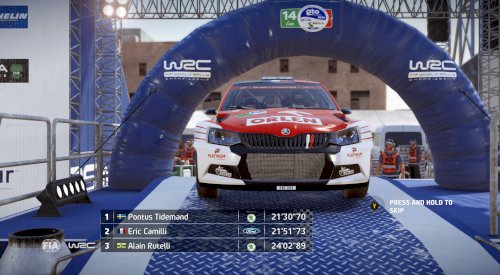 Screenshot of WRC 7