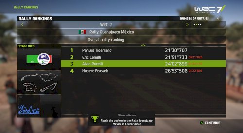 Screenshot of WRC 7