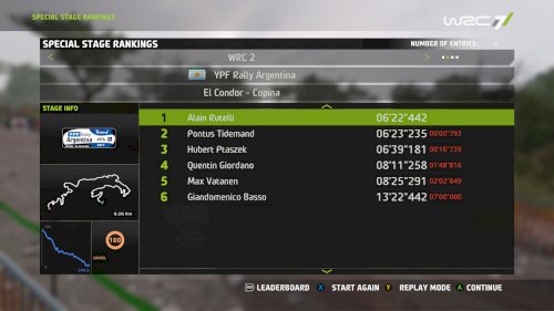 Screenshot of WRC 7