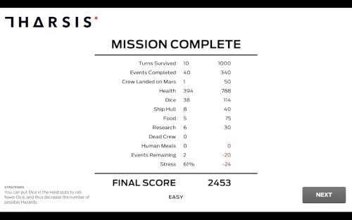 Screenshot of Tharsis