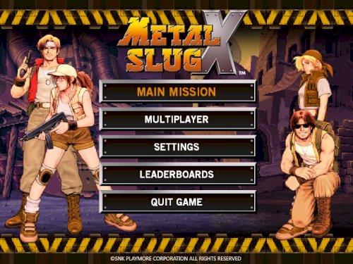 Screenshot of METAL SLUG X