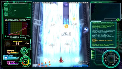 Screenshot of Raiden V: Director's Cut