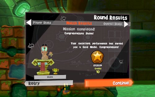 Screenshot of Worms Revolution