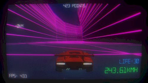 Screenshot of Synthwave Dream '85