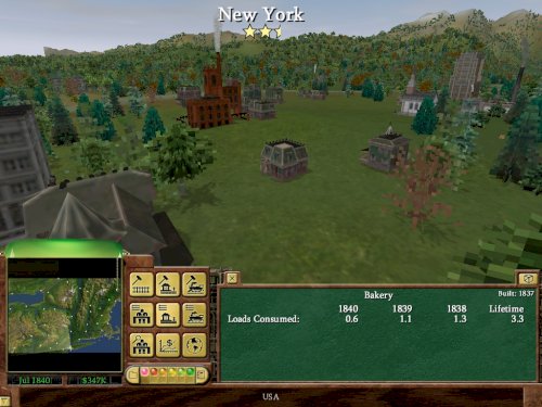 Screenshot of Railroad Tycoon 3