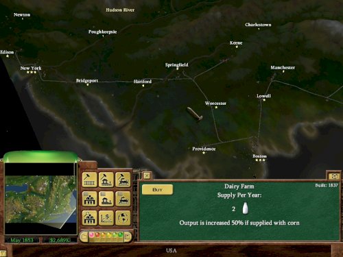 Screenshot of Railroad Tycoon 3