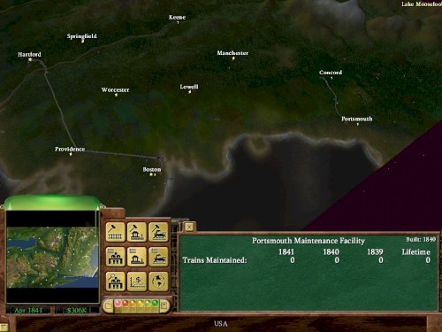 Screenshot of Railroad Tycoon 3