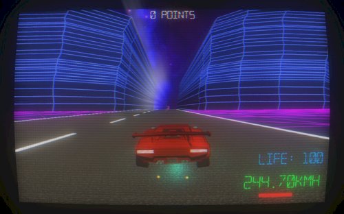 Screenshot of Synthwave Dream '85