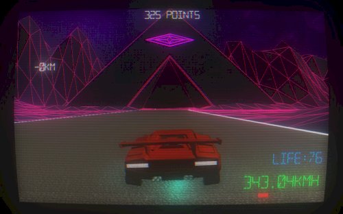 Screenshot of Synthwave Dream '85