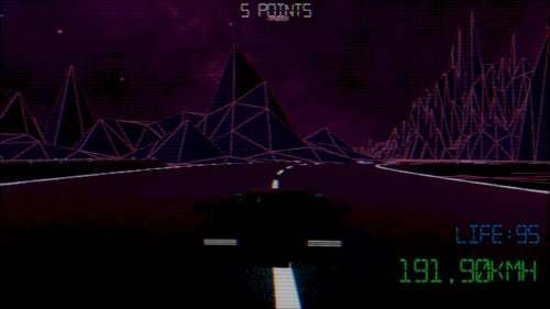 Screenshot of Synthwave Dream '85