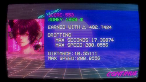 Screenshot of Synthwave Dream '85