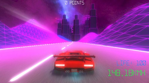 Screenshot of Synthwave Dream '85