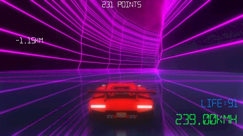 Screenshot of Synthwave Dream '85