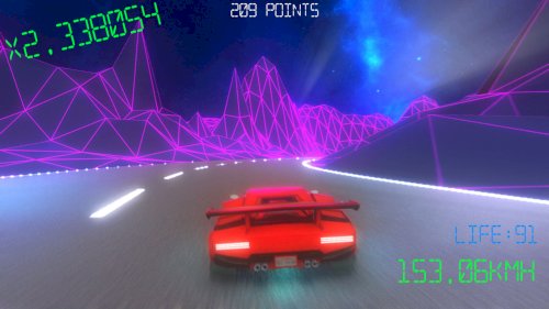 Screenshot of Synthwave Dream '85