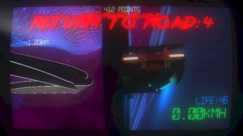 Screenshot of Synthwave Dream '85