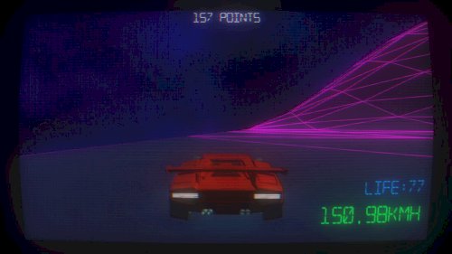 Screenshot of Synthwave Dream '85