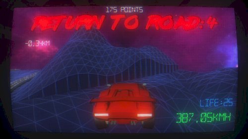 Screenshot of Synthwave Dream '85