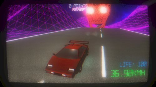 Screenshot of Synthwave Dream '85