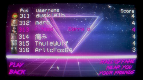 Screenshot of Synthwave Dream '85