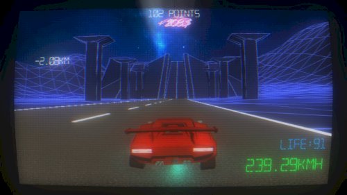 Screenshot of Synthwave Dream '85