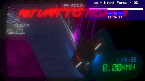 Screenshot of Synthwave Dream '85