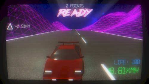 Screenshot of Synthwave Dream '85