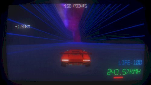 Screenshot of Synthwave Dream '85