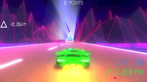 Screenshot of Synthwave Dream '85