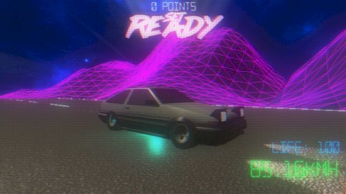 Screenshot of Synthwave Dream '85